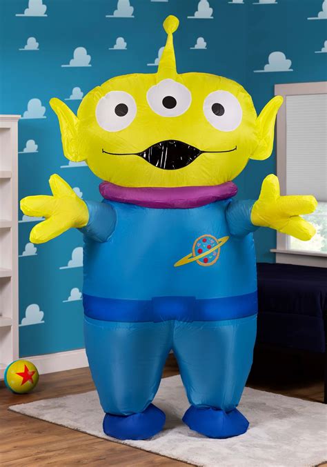 Disney Toy Story Adult Alien Inflatable Costume . $79.99. ... Plus Size Disney and Pixar Toy Story Alien Costume. $69.99-$99.99. Made By Us Exclusive. Adult UFO Costume. 